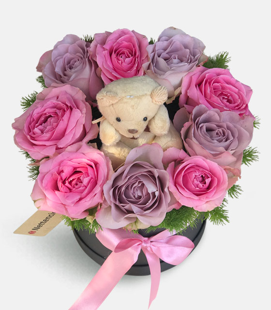 Sweet Bear Rose Box